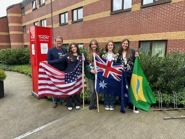 Utvekslingsstudentene  har vært på språk -og kulturreise til Bergen